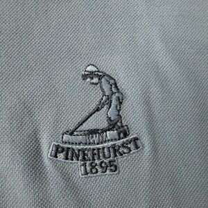Pinehurst Collection Mens Sky Blue Mock Neck Golf Polo Shirt XL New Athleisure